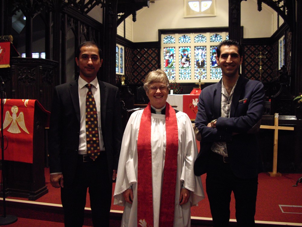 Celebrating the Baptism of Majid on 16th November 2014